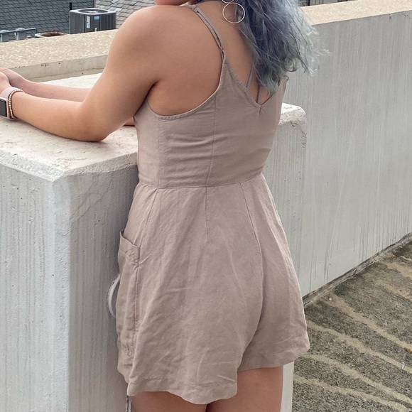 Button-Up Romper - Picture 3 of 3